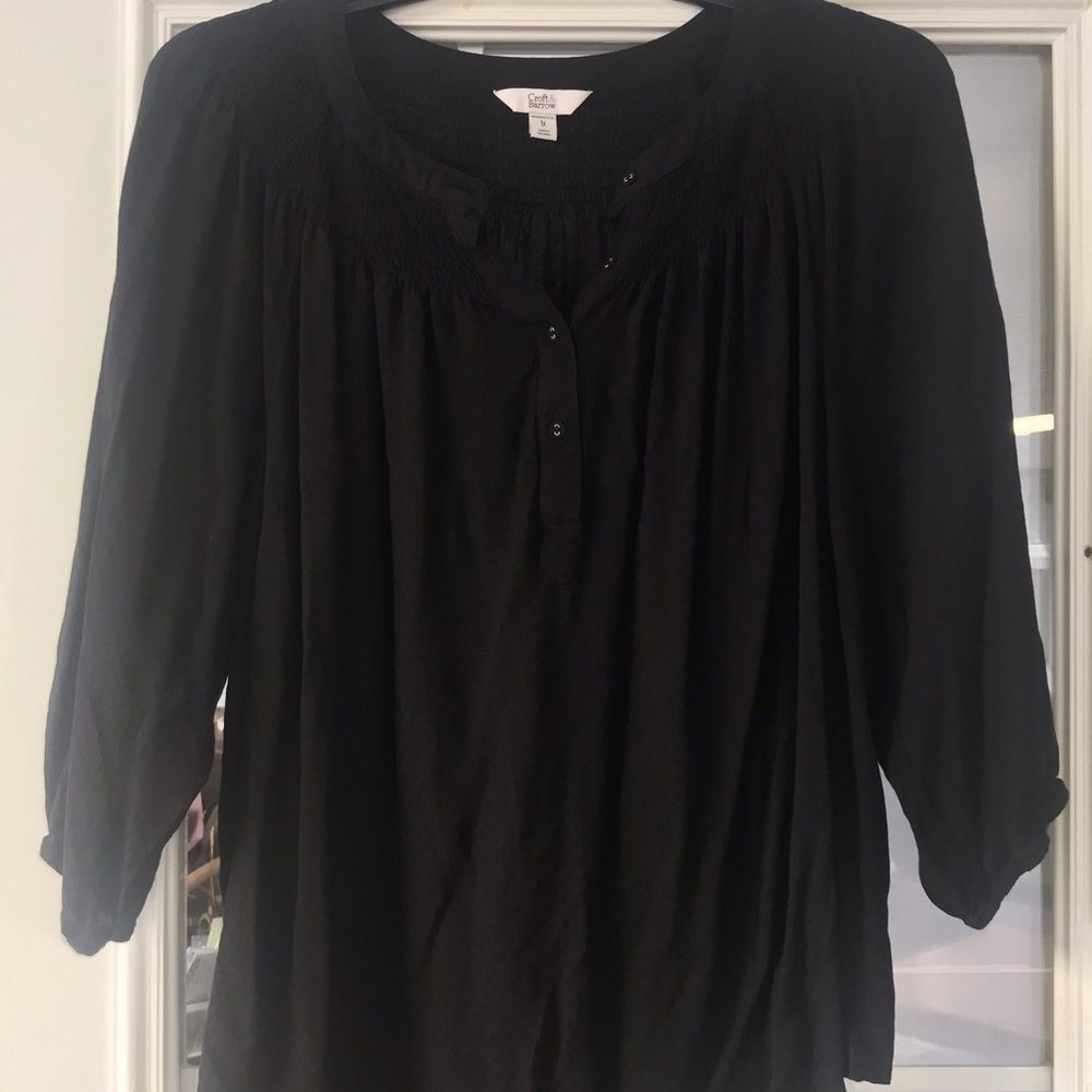 Croft & Barrow‎ Black Women's Blouse